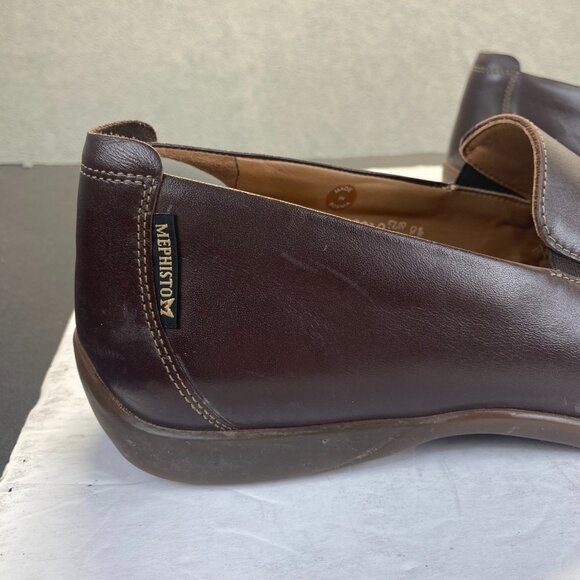 Mephisto Edlef Loafers Mens Size 10 Brown Leather Slip-On Casual Driving Shoes main image 5